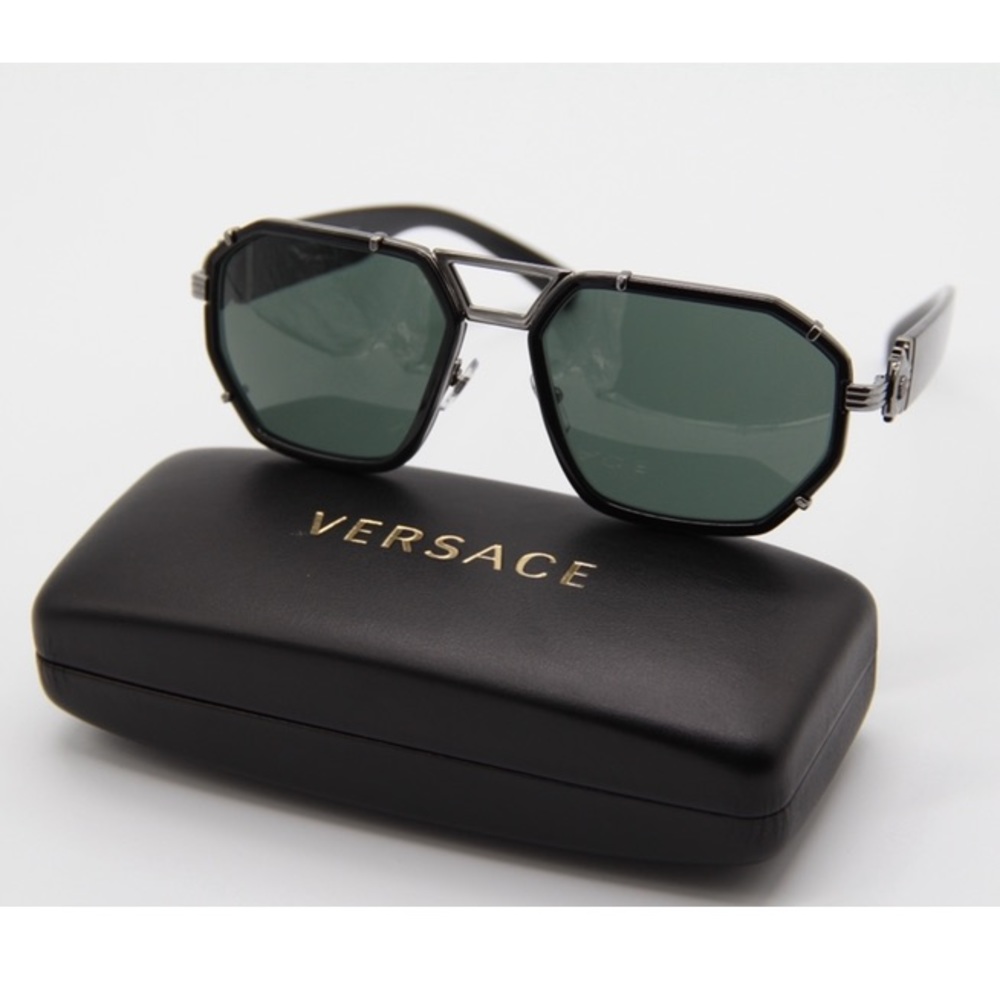 NEW VERSACE VE2228 1001/71 SUNGLASSES VERSACE VE 2228 - Picture 3 of 11